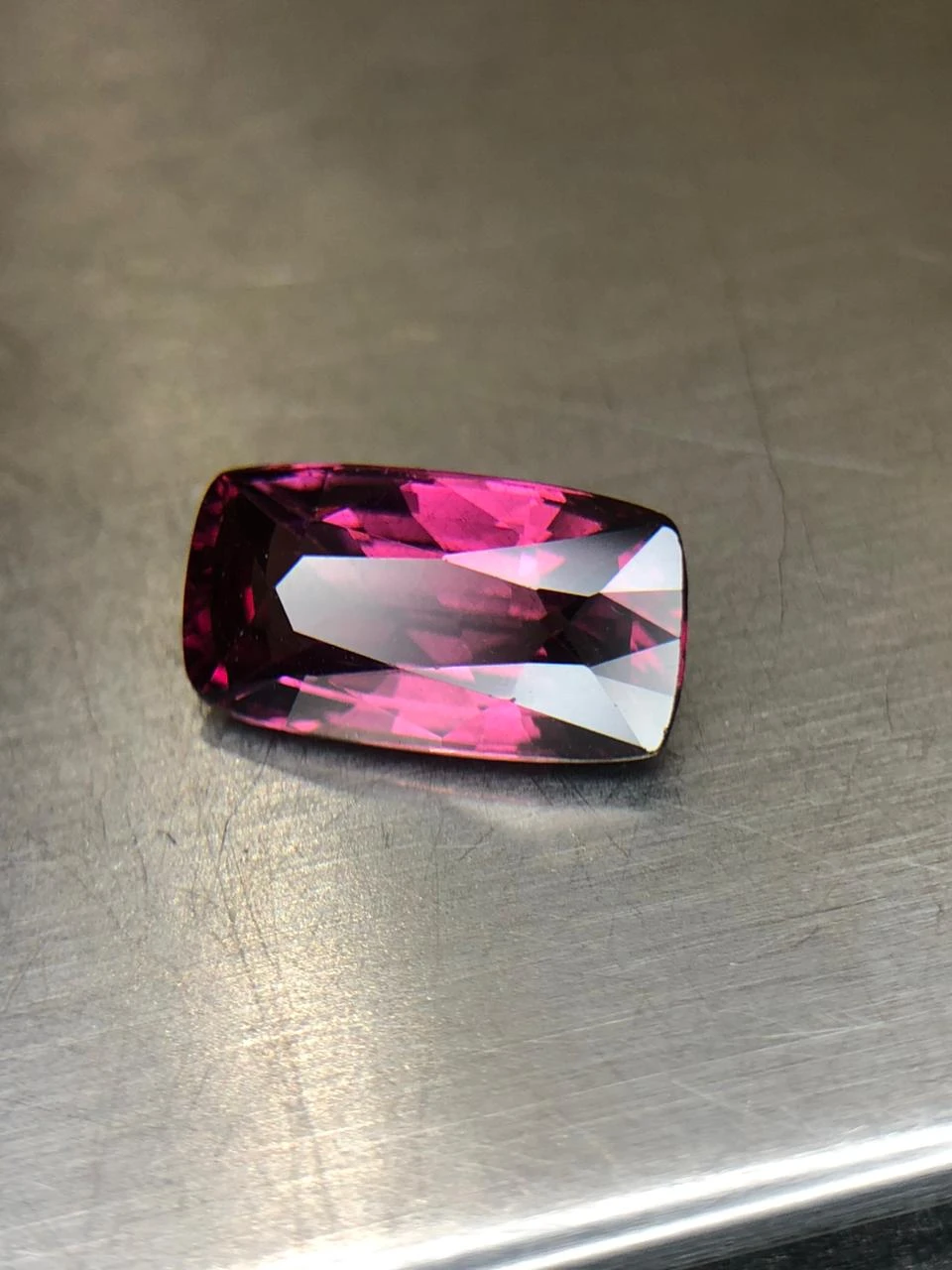 Malaya Garnet  4.4 carats in Modified Cushion Cut from Madgascar — view 2